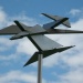 Wind object Rombo II, 2007, stainless steel, height cca 5 m